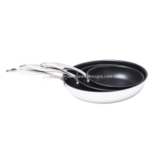 Different Size Ceramic Frypan /Stainless Steel Cookware